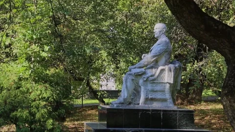 Monument to Michurin Stock Footage 164335104