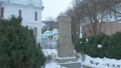 Monument in the Monastery. Stock Footage 63179056