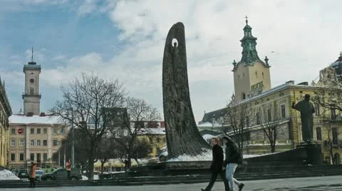 Monument in motion 720p Stock Footage 10818020