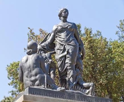 Monument with nails Stock Photos