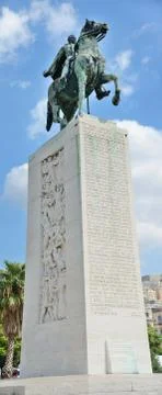 Monument in naples  Stock Photos