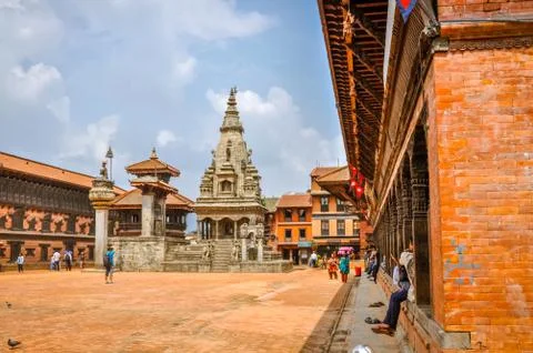 Monument in Nepal Foto stock