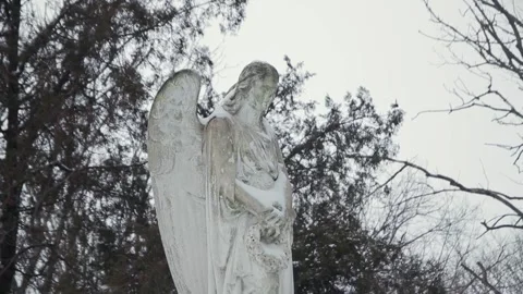 Monument over the grave Stock Footage 133893569