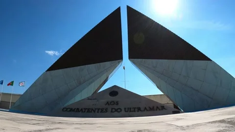Monument Overseas Combatants Stock Footage 152661386