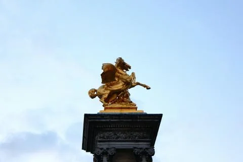 The monument in Paris Stock Photos