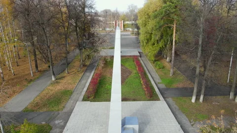 Monument in the Park Stock Footage 142601908