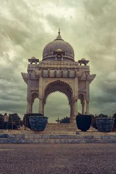 Monument in a park Stock Photos
