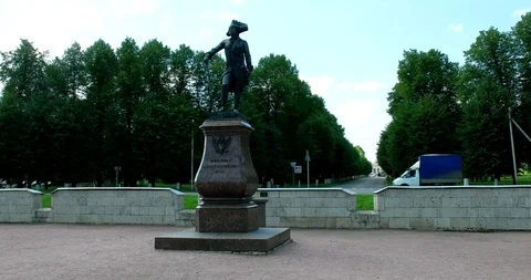 Monument To Paul I Stock Footage 97054209