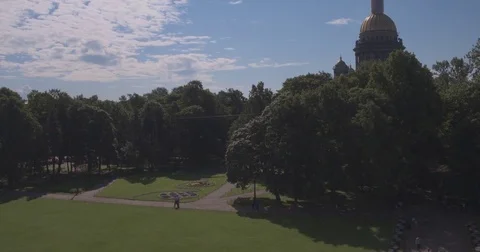 The monument to Peter the first. Bronze Horseman. St. Petersburg. View from the 動画素材 84510470