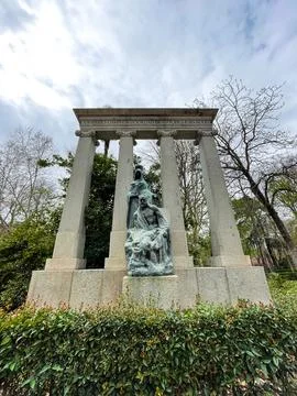 Monument to Ruperto Chapí Stock Photos