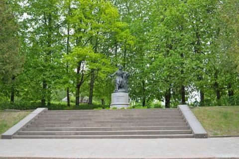 The Monument To A. S. Pushkin Stock Photos