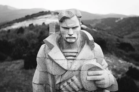 Monument to the sailor war. Memory of the fallen wars. Stock Photos