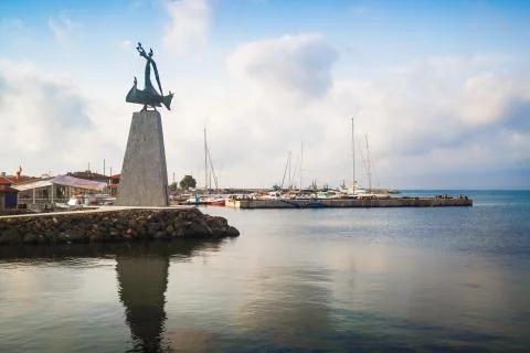 Monument of Saint Nicholas Stock Photos