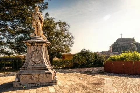 Monument to Schulenburg Stock Photos