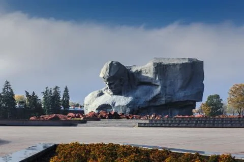 Monument of the Second World War in the Brest fortress. Stock Photos