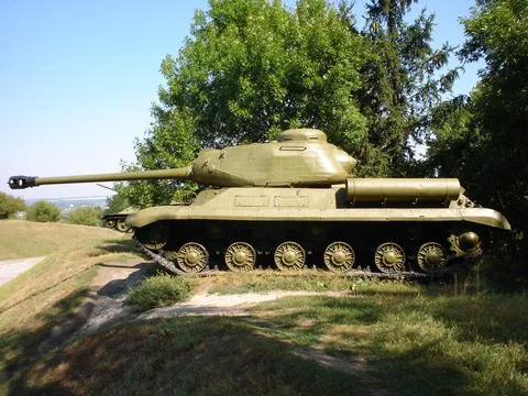 Monument to the Second World War. Tank IS-1 (IS-2) Foto stock