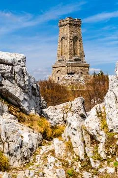 Monument Shipka Stock Photos