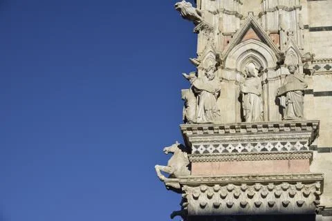 Monument in Siena 写真素材