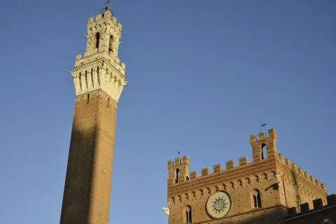 Monument in Siena Foto stock