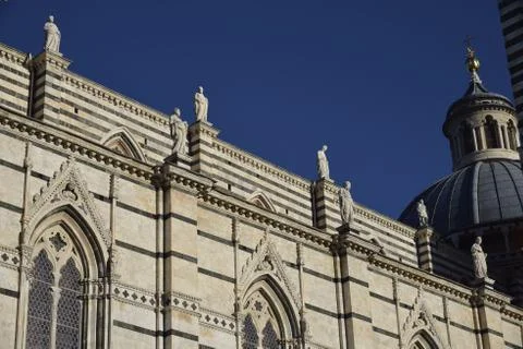 Monument in Siena Stock Photos
