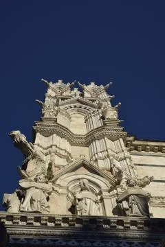 Monument in Siena Stock-Fotos