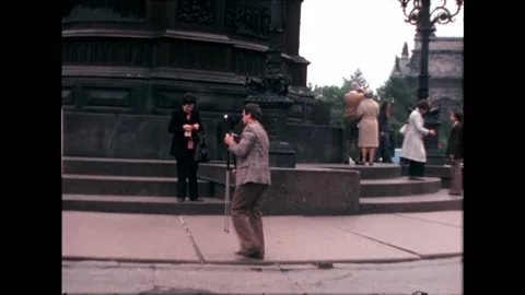 Monument Silhouette Video stock 278399450