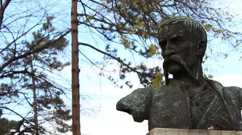 Monument to Stevan Sinđelić (Skull Tower) _1 Stock Footage 8966463