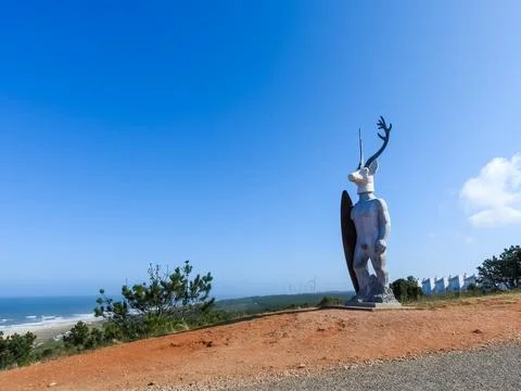 Monument of the surf Stock Photos