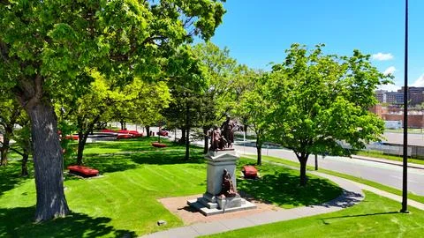 Of a Monument - Syracuse, NY Foto stock