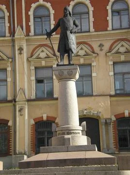 Monument to Thorgils Knutsson Stock Photos