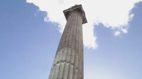 Monument, Tilt Down from Top to Base Vídeo Stock 61823988