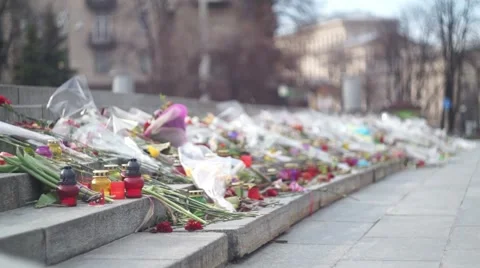Monument Ukraine Memorial Stock Footage 49409852