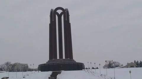 Monument Of Unknown Hero In Bucharest Still-Shot Stock Footage 34610525