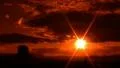 Monument Valley 01 Timelapse Sunset x45 / Grand Circle, Arizona-Utah, USA HD Footage