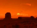 Monument Valley 02 Timlapse Sunset x3 / Grand Circle, Arizona-Utah, USA Web Footage