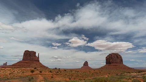 Monument Valley - Day Time Time Lapse Video stock 87829530