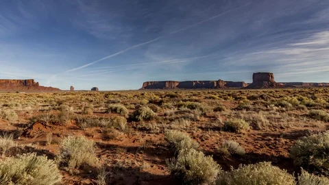 Monument valley desert timelapse Stock Footage 97144846