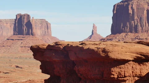 Monument Valley John Ford Point Locked Down Shot Stock Footage 47026215