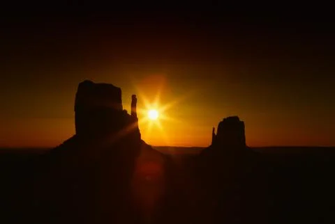 Monument valley landscape Stock Photos
