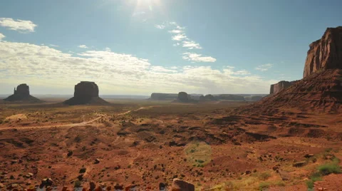 Monument Valley Mesa Time Lapse - Pretty Stock Footage