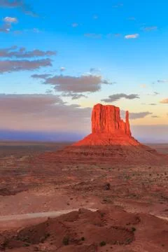 Monument Valley at night Stock Photos