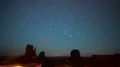 Monument Valley Orionids Meteor Shower & Milky Way Galaxy 4k or 4k+ Resolution