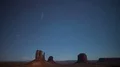 Monument Valley Orionids Meteor Shower & Milky Way Galaxy Time Lapse USA 4k or 4k+ Resolution