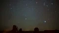 Monument Valley Orionids Meteor Shower & Milky Way Galaxy Time Lapse 4k or 4k+ Resolution