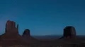 Monument Valley Orionids Meteor Shower & Milky Way Galaxy Time Lapse 4k or 4k+ Resolution
