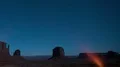 Monument Valley Orionids Meteor Shower and Milky Way Time Lapse 4k or 4k+ Resolution