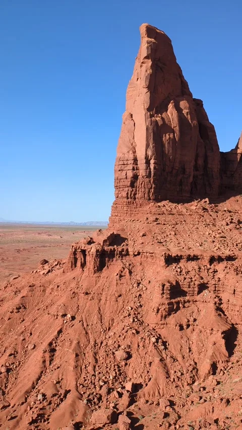 Monument Valley Overview Stock Footage 305046117
