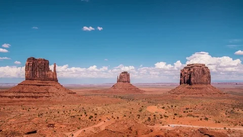 Monument valley panorama Stock Footage 79013009