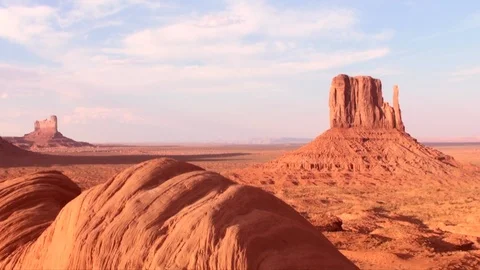 Monument valley panorama Stock Footage