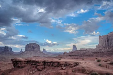 Monument valley Stock Photos